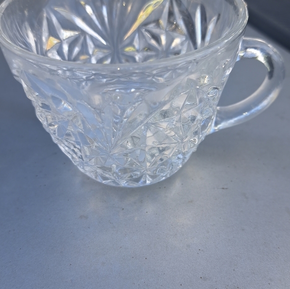 Vintage Anchor Hocking Arlington punch bowel set with 6 cups - Picture 4 of 6